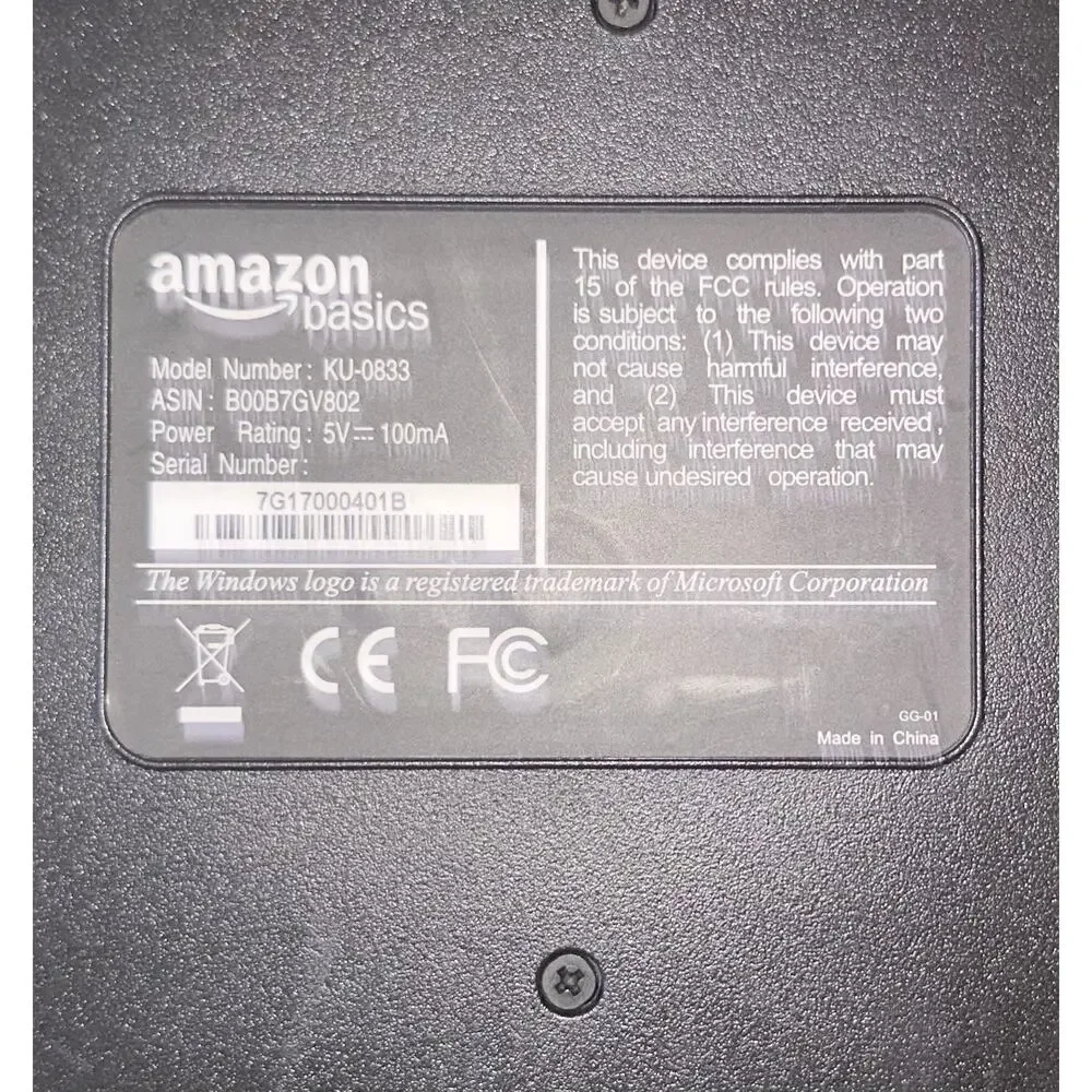 Amazon basics usb